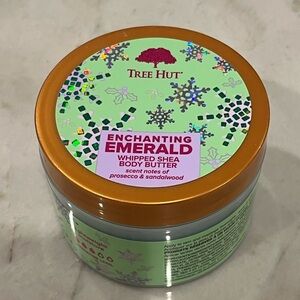 Tree Hut Enchanting Emerald Whipped Shea Body Butter Limited Edition Product NEW